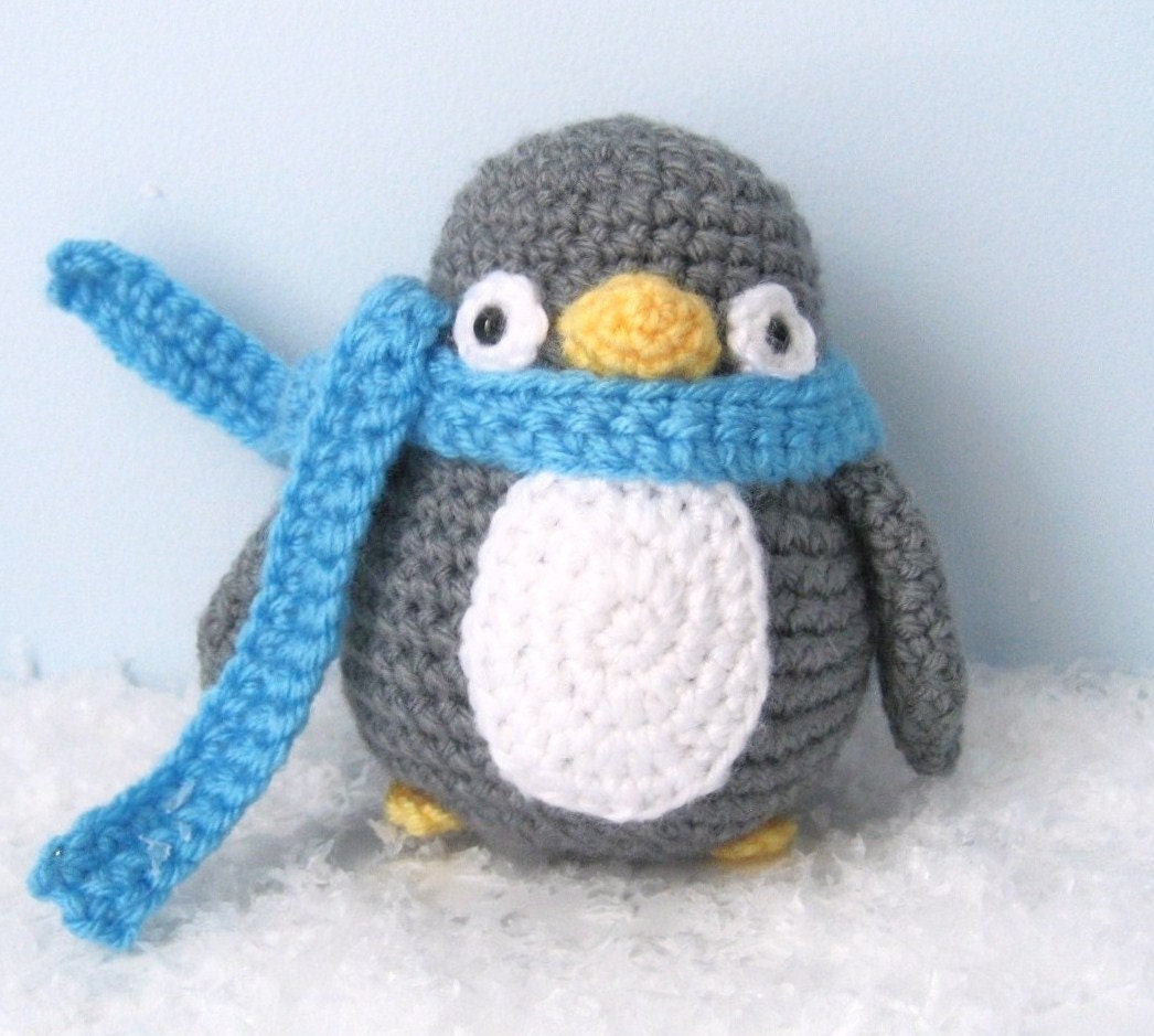 Sale - Amigurumi Crochet Penguin Pattern Digital Download