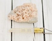 Love Life Faux Quartz Wand Necklace