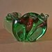 Gorgeous Murano Glass Dish or Ashtray in Green
