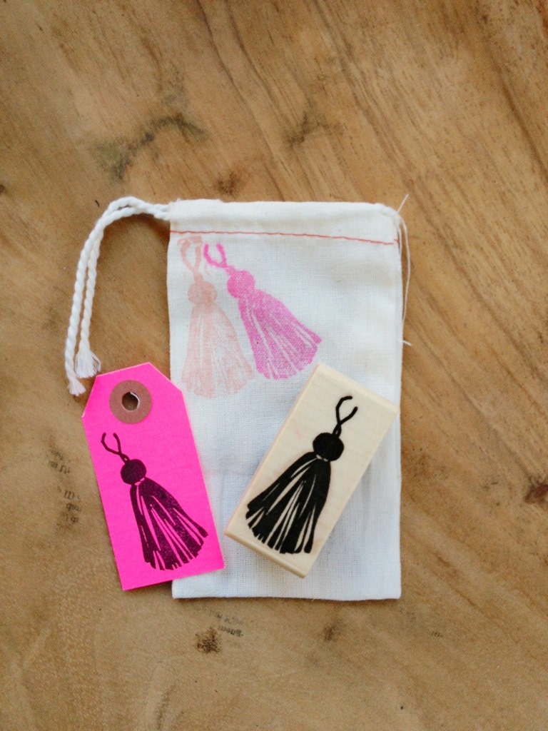Mini Tassel Stamp - Perfect for cards, gift wrap and more