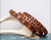 B1199 Leather Bangless-Banglettes set of 3