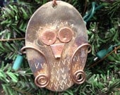 Spoon Owl Ornament