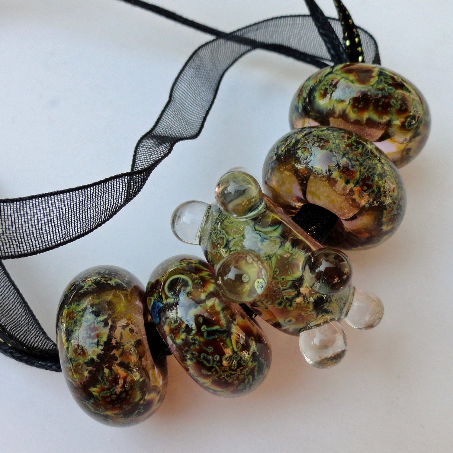 Lampwork Bead Set by Creative Pigpen