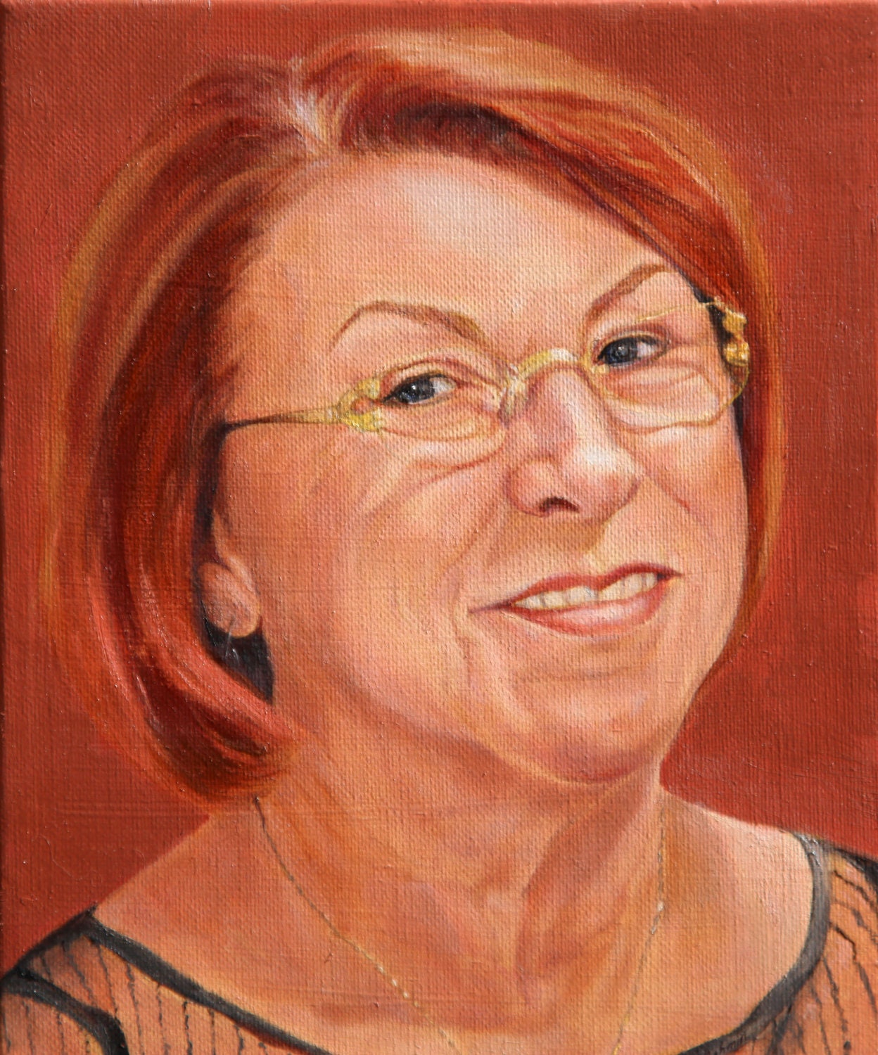 Custom Oil Portrait Painting of Women - Woman Painting
