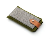 Olive Felt Iphone Case