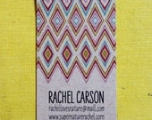 Friendship Calling cards on Kraft-Vertical