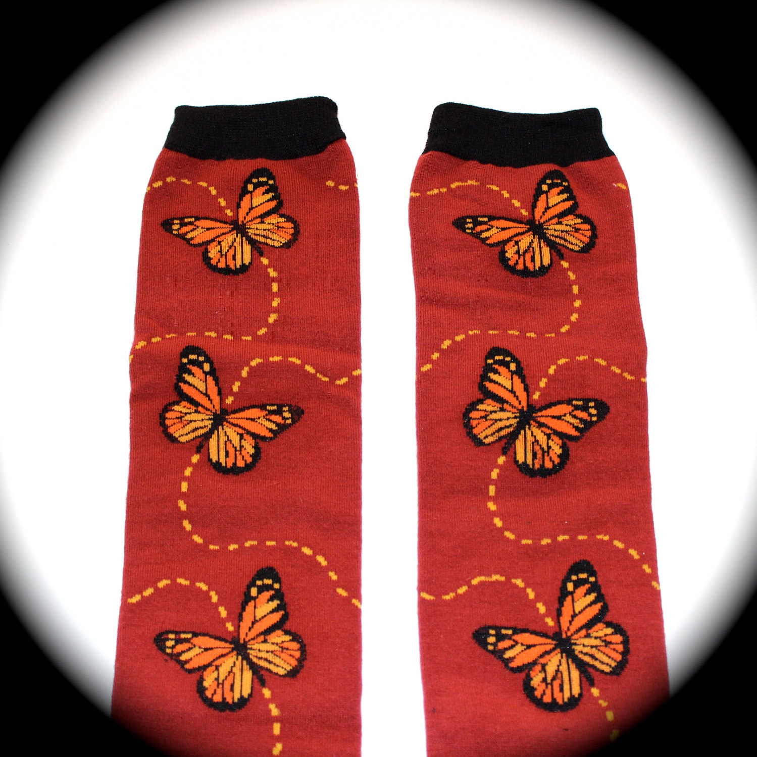Monarch Butterfly Leg Warmers one size fits 5 months to pre teen