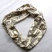 Sticks and Squares Organic Knit Circle Scarf