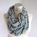 Hemp ZigZag Infinity Scarf