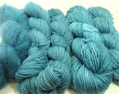 SALE Hand Dyed Funky Bundle of Yarn - 5 skeins of Hand Dyed DK weight yarn waiting for your ideas