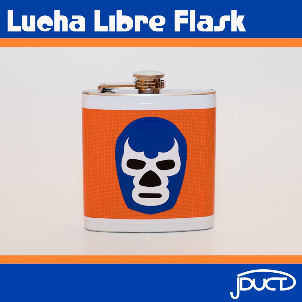Lucha Libre flask - by jDUCT