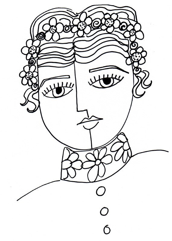 Line Drawing Wedding