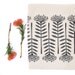 Table runner - Pincushion, in charcoal