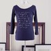 Mr. Darcy Proposal shirt-  navy blue - S.M.L.XL - silver or white ink- Jane Austen