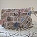 Wristlet Zipper Gadget Pouch Smart Phone Bag in The Streets of Paris