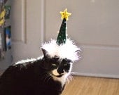 Christmas Tree Cat Hat