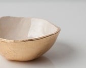 Tiny Gold Bottom Dish