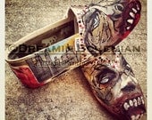 Zombies painted on TOMS Walking Dead Halloween zombie scary ghouls bling Toms included