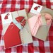 Set of 8 Lobster Claw Placecards