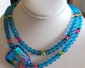 Lampwork Bubble Necklace