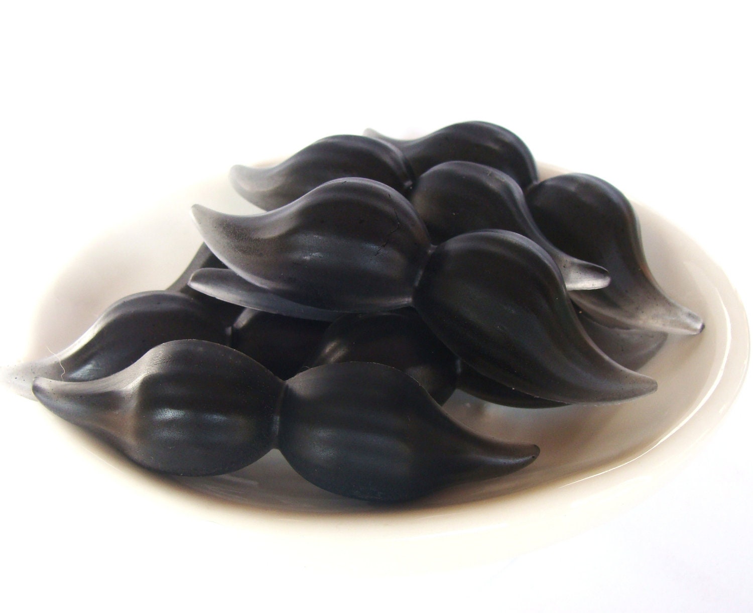 Mustache Soap For Men - Cucumber Mint Glycerin Shaped Gag Gift Novelty Soap Vegan - ABreathOfFrenchAir