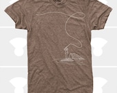 Men T-Shirt: Fly Fishing - You Choose Your T-Shirt Color