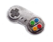 Retro 90s SNES Controller Pin - Super Famicom Nintendo Controller