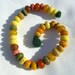 Indian Corn Tiny Lampwork Spacers by Cheryl