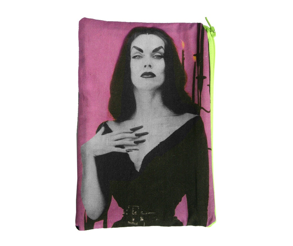 Vampira Makeup Bag - School Supply Pouch