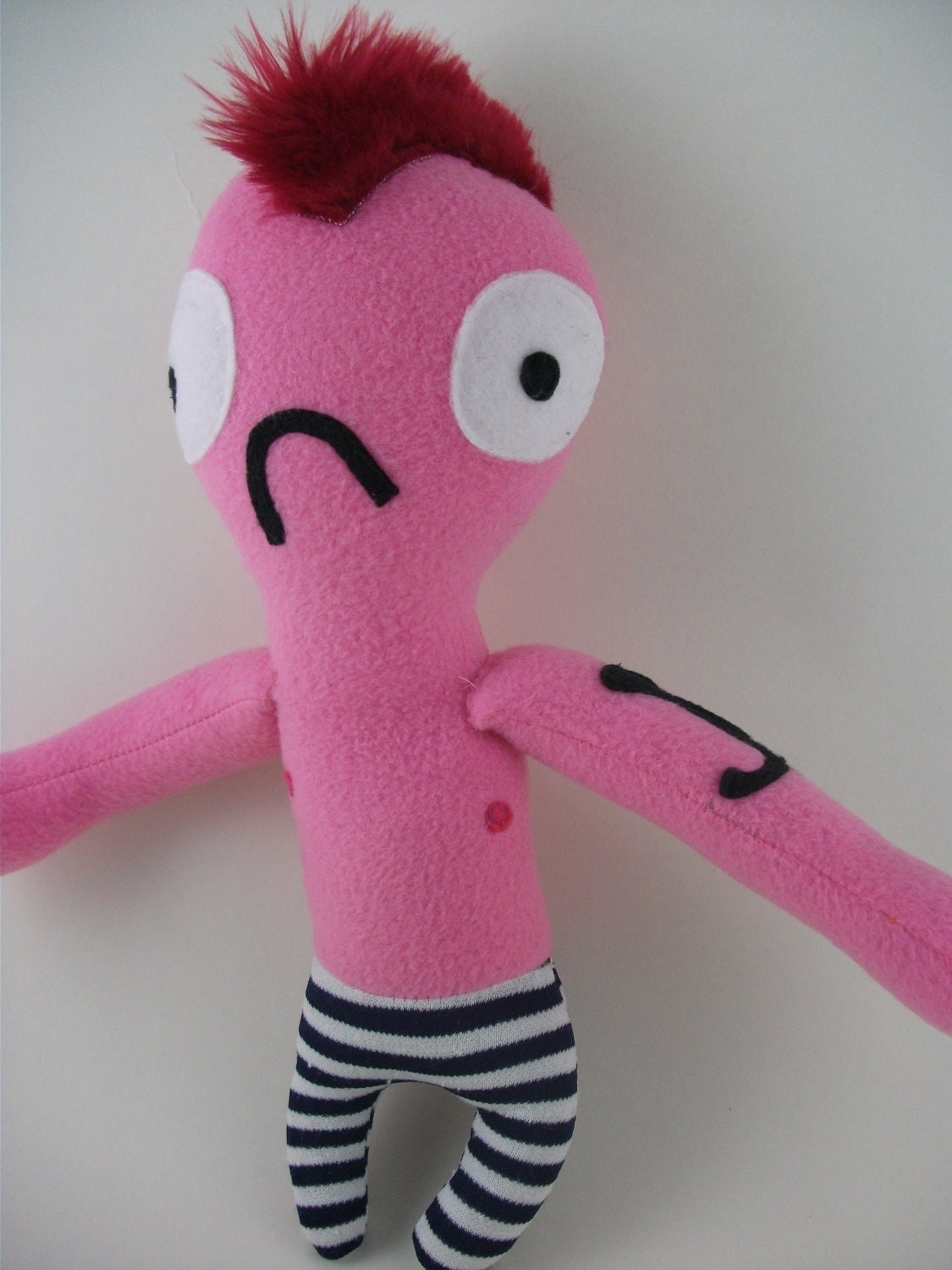 shoreman/ sailor Bumpy Willy plush monstas OOAK