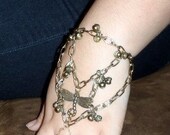 Dragon Fly, I caught you and have enslaved you in this Bracelet, Your Mine forever   brass charm bells
