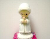 Vintage Precious Moments Figurine May Your christmas Be Merry 1991