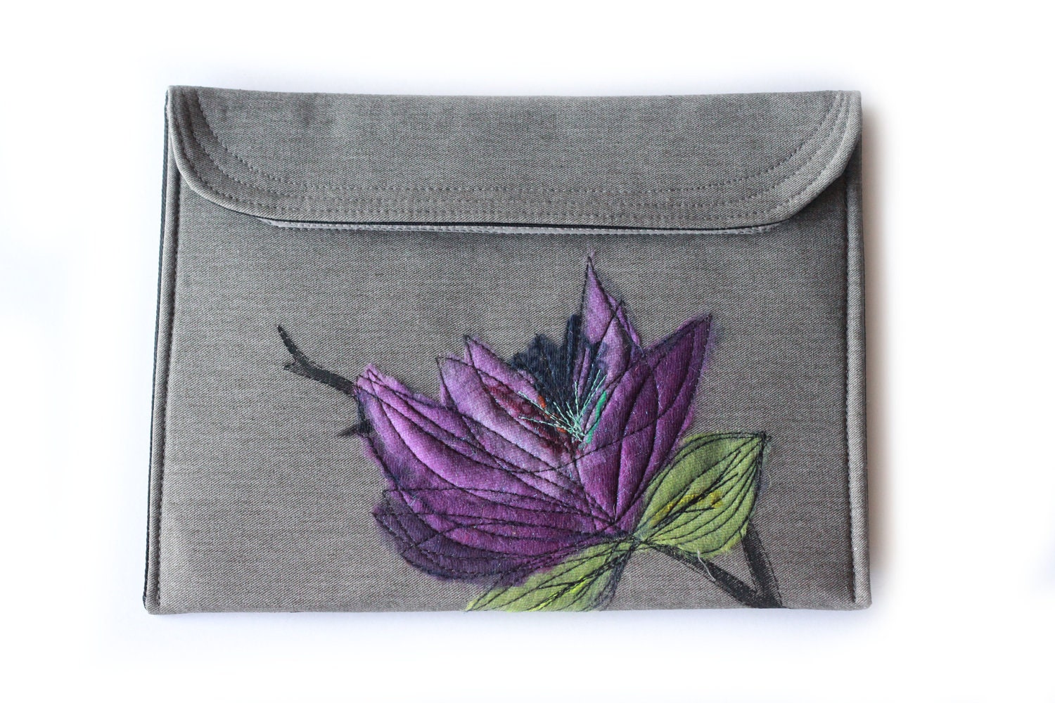 Purple & Grey iPad 3 Sleeve