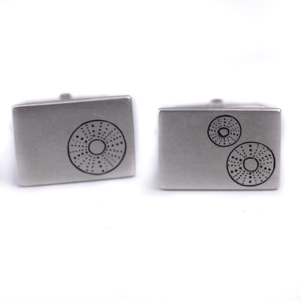 Cufflinks with Sea Urchins