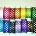 Personalized Burp Cloth Set -Pink and Green Dots- (set of 3)