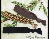 Safari Collection Hair Band Ties - Adult & Kid Sized