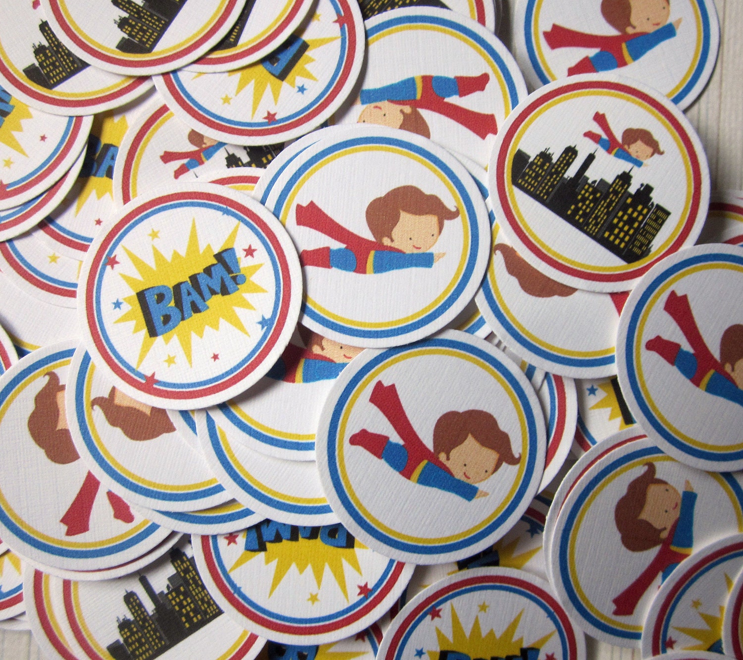 Superhero - Minis for Table Confetti and More