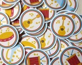 NEW - Let's Make Music - Minis for Table Confetti - BOYS