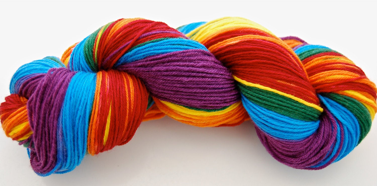 Rainbow Gradient  Dyed Yarn-Custom Order