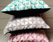 Prism Block Printed Cushion/Pillow Cover, invisible zip