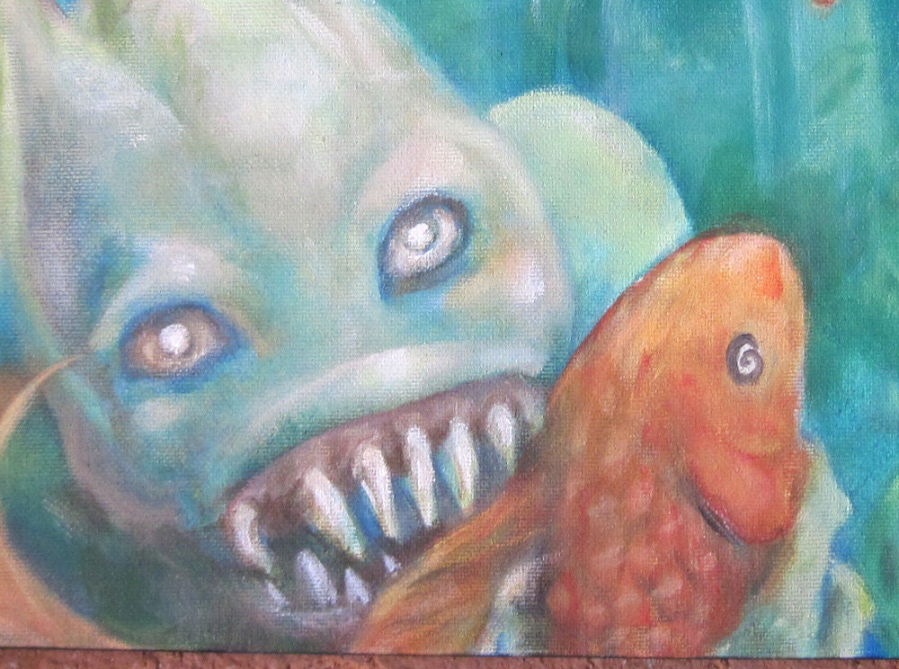Sea Monkey Painting: "Better Than Advertised"