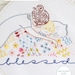 Embroidery Pattern PDF- Blessed