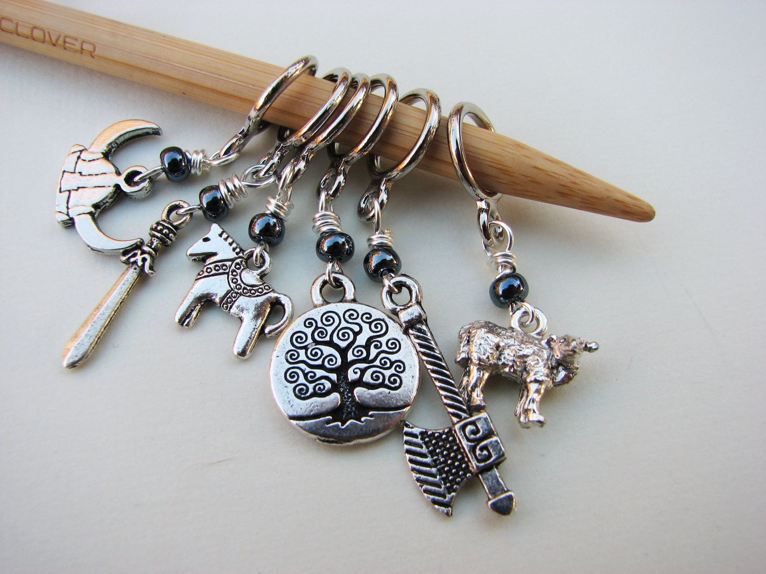 Viking-Norse Non-Snag Stitch Markers