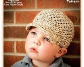 Instant Etsy Download Pattern - Original Crazy Easy Textured Newsboy Cap Crochet Pattern - Best Seller - Child and Adult Sizes