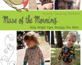 PDF Sewing Pattern - Billy Bright Eyes Snappy Tee