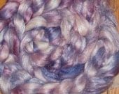 NEW PRICING Tussah Silk Roving, , 2 ounces Handpainted, Daydreams