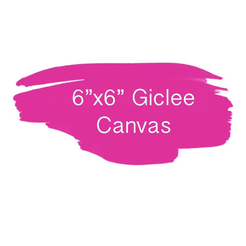 6"x6" Giclee Canvas Print