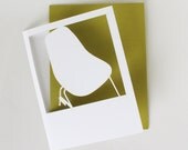 polaroid card : eames chair