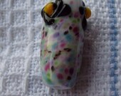 SALE    Handmade Focal Bead,  Spring Flowers