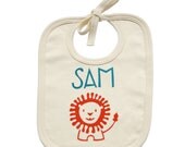 Personalised Organic Cotton Baby Bib